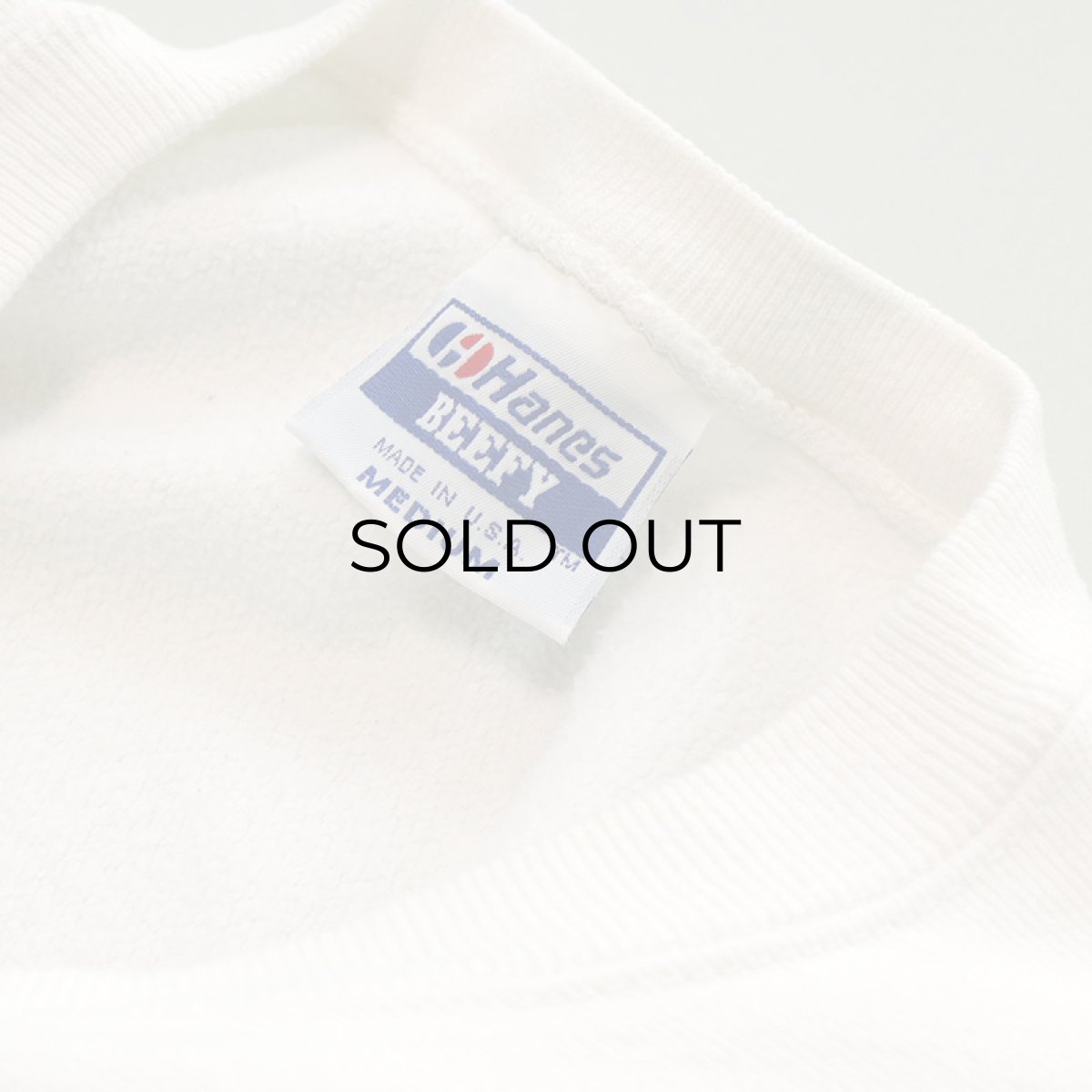 画像8: 80's-90's Hanes REVERSE WEAVE style PRINT CREW NECK SWEAT "KANSAS STATE" (8)