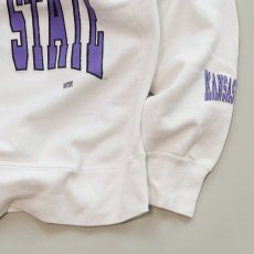 画像4: 80's-90's Hanes REVERSE WEAVE style PRINT CREW NECK SWEAT "KANSAS STATE" (4)