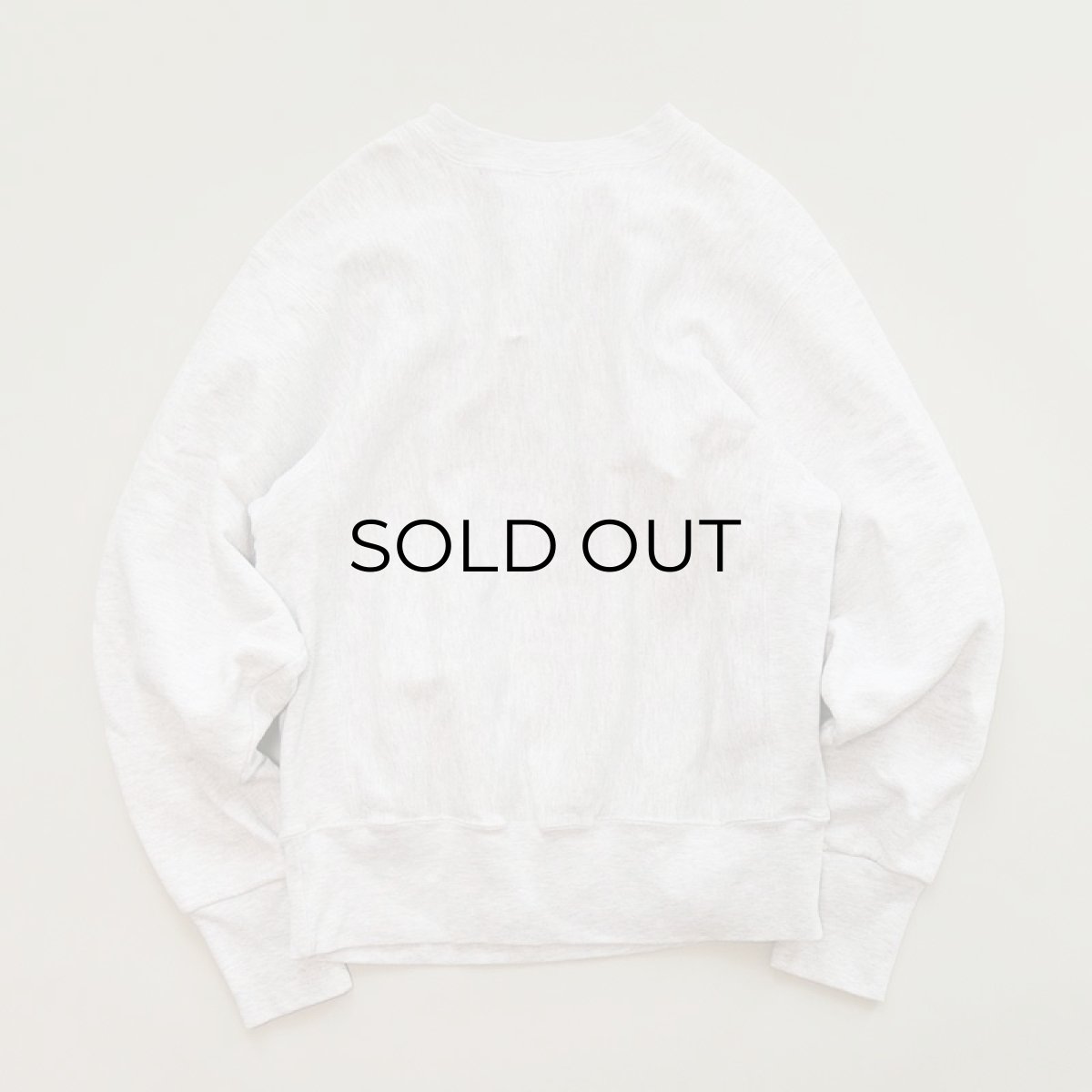 画像2: 〜90's Midwest Embroidery REVERSE WEAVE style EMBROIDERED CREW NECK SWEAT "J" (2)