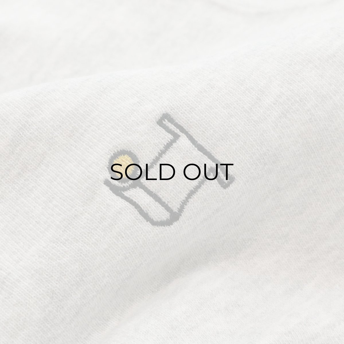 画像6: 〜90's Midwest Embroidery REVERSE WEAVE style EMBROIDERED CREW NECK SWEAT "J" (6)