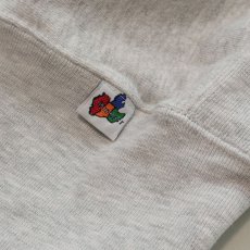 画像7: 〜90's Midwest Embroidery REVERSE WEAVE style EMBROIDERED CREW NECK SWEAT "J" (7)