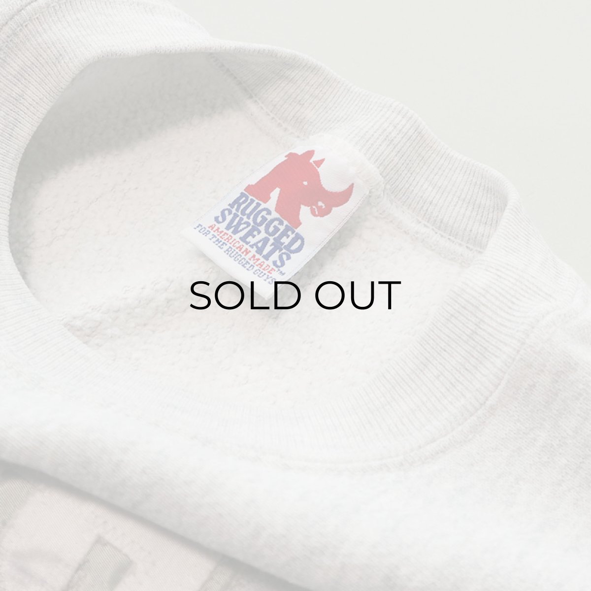 画像4: 〜90's RUGGED SWEATS REVERSE WEAVE style W-LETTERED CREW NECK SWEAT "TCU" (4)