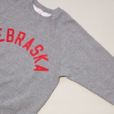 画像3: 〜70's UNKNOWN BRAND LETTERED CREW NECK SWEAT "NEBRASKA" (3)