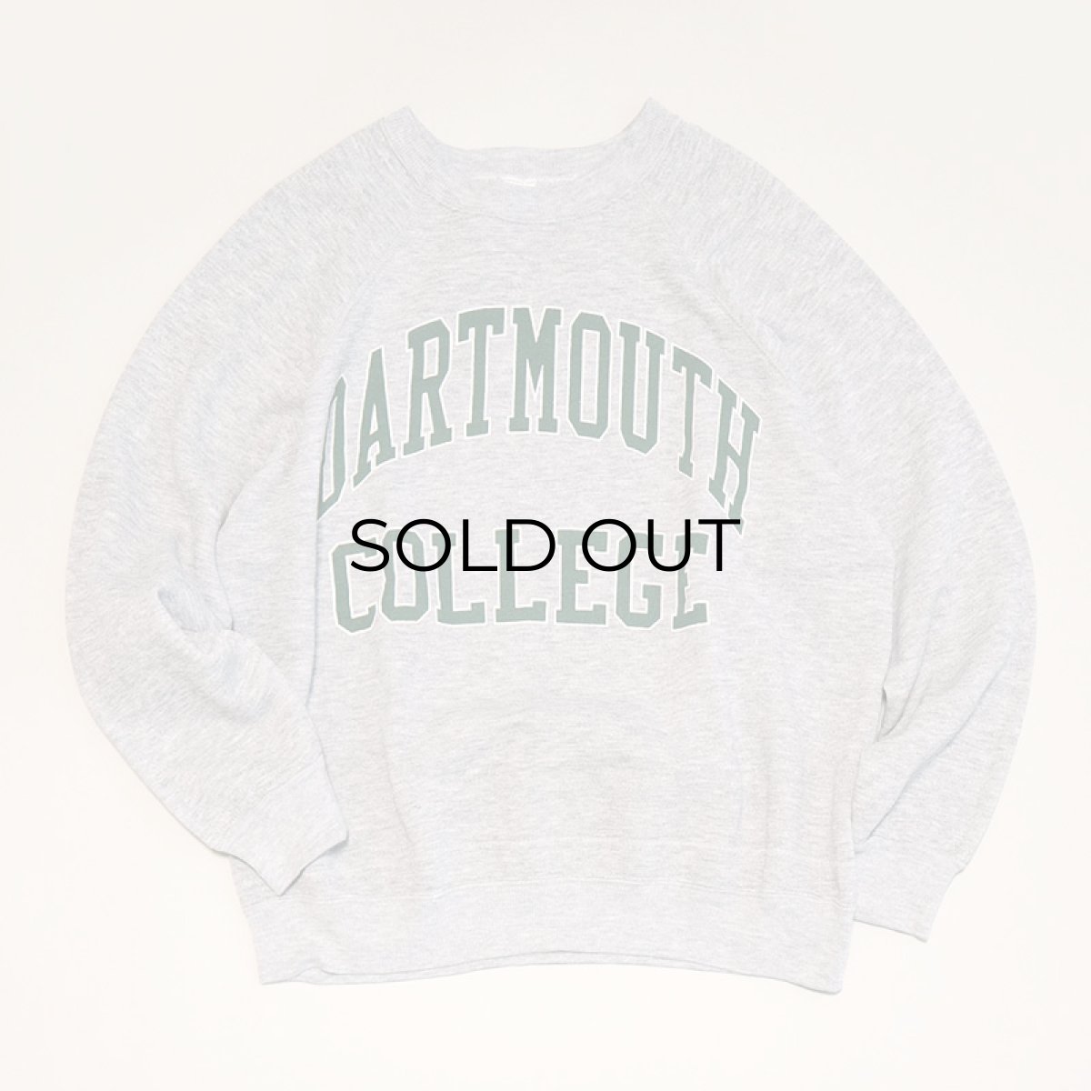 画像1: 〜80's UNKNOWN BRAND PRINT CREW NECK SWEAT "DARTMOUTH COLLEGE" (1)