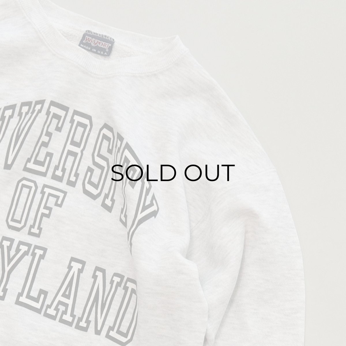画像3: 〜90's JANSPORT PRINT CREW NECK SWEAT "UNIVERSITY OF MARYLAND" (3)