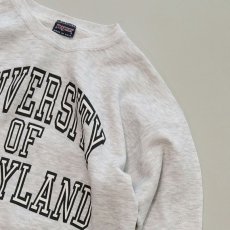 画像3: 〜90's JANSPORT PRINT CREW NECK SWEAT "UNIVERSITY OF MARYLAND" (3)