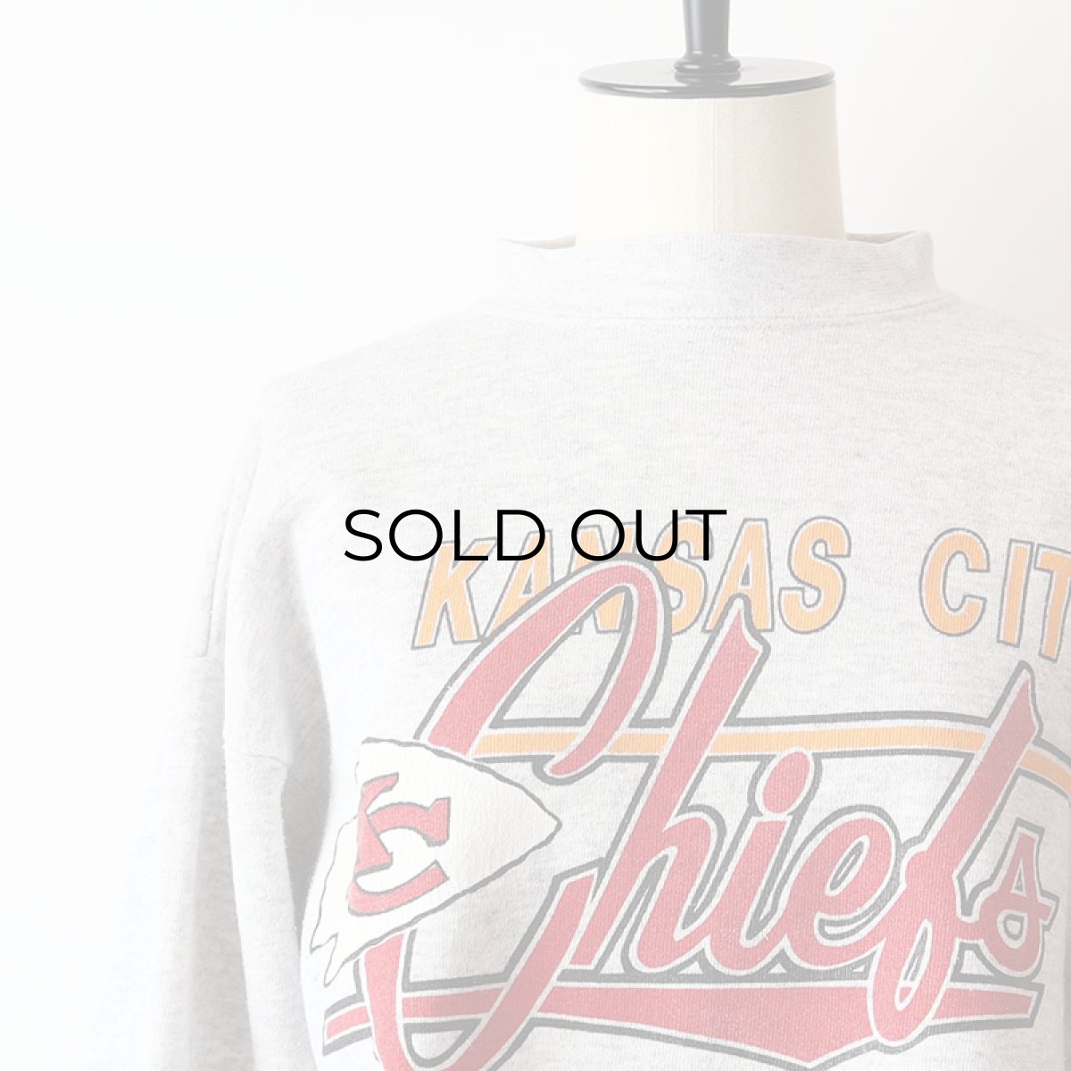画像4: 80's LOGO 7 PRINT CREW NECK SWEAT "KANSAS CITY Chiefs" (4)