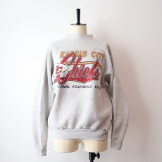 画像1: 80's LOGO 7 PRINT CREW NECK SWEAT "KANSAS CITY Chiefs" (1)