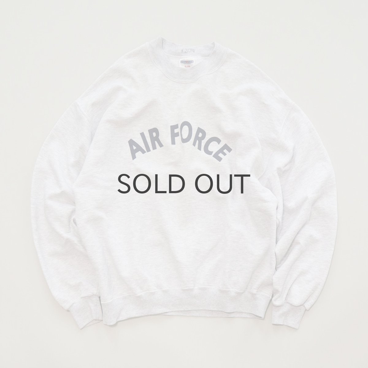 画像1: JERZEES PRINT CREW NECK SWEAT "AIR FORCE" (1)