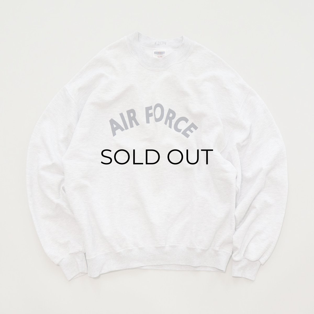 画像1: JERZEES PRINT CREW NECK SWEAT "AIR FORCE" (1)
