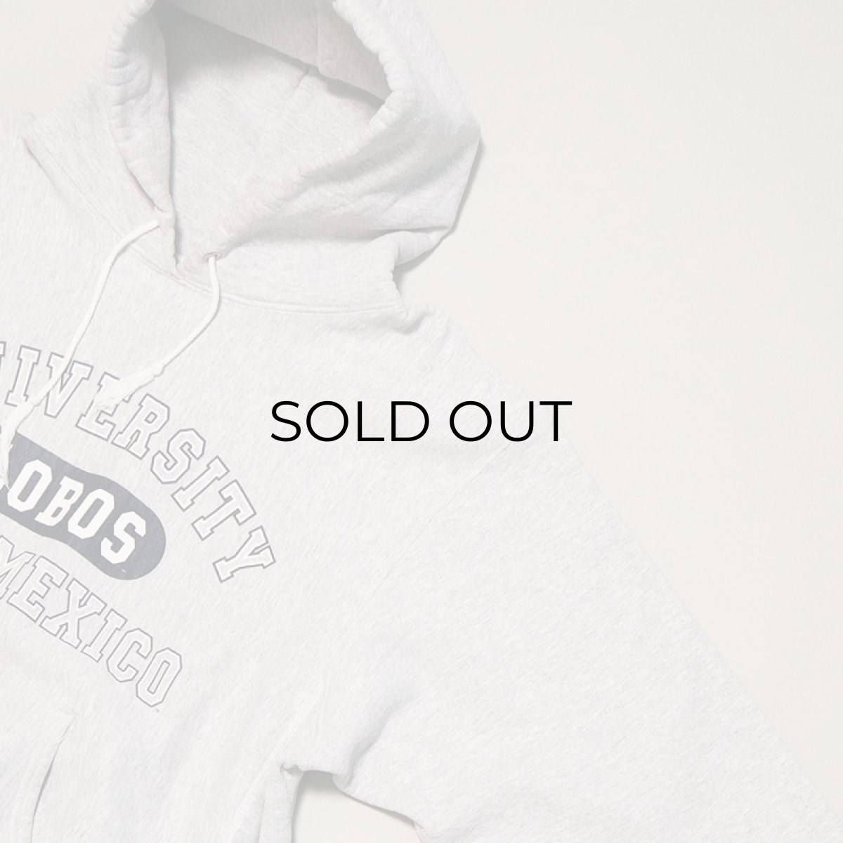 画像3: The Cotton Exchange REVERSE WEAVE style PRINT SWEAT PULLOVER PARKA "UNIVERSITY NEW MEXICO" (3)