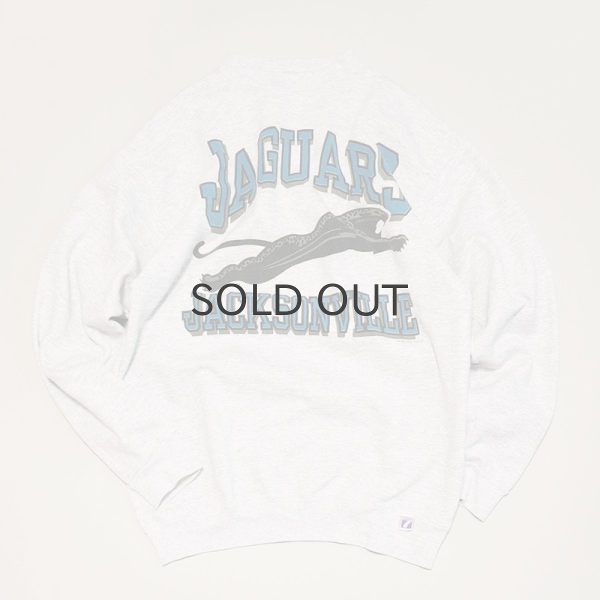 画像1: 90's LOGO 7 PRINT CREW NECK SWEAT "JAGUARS" (1)