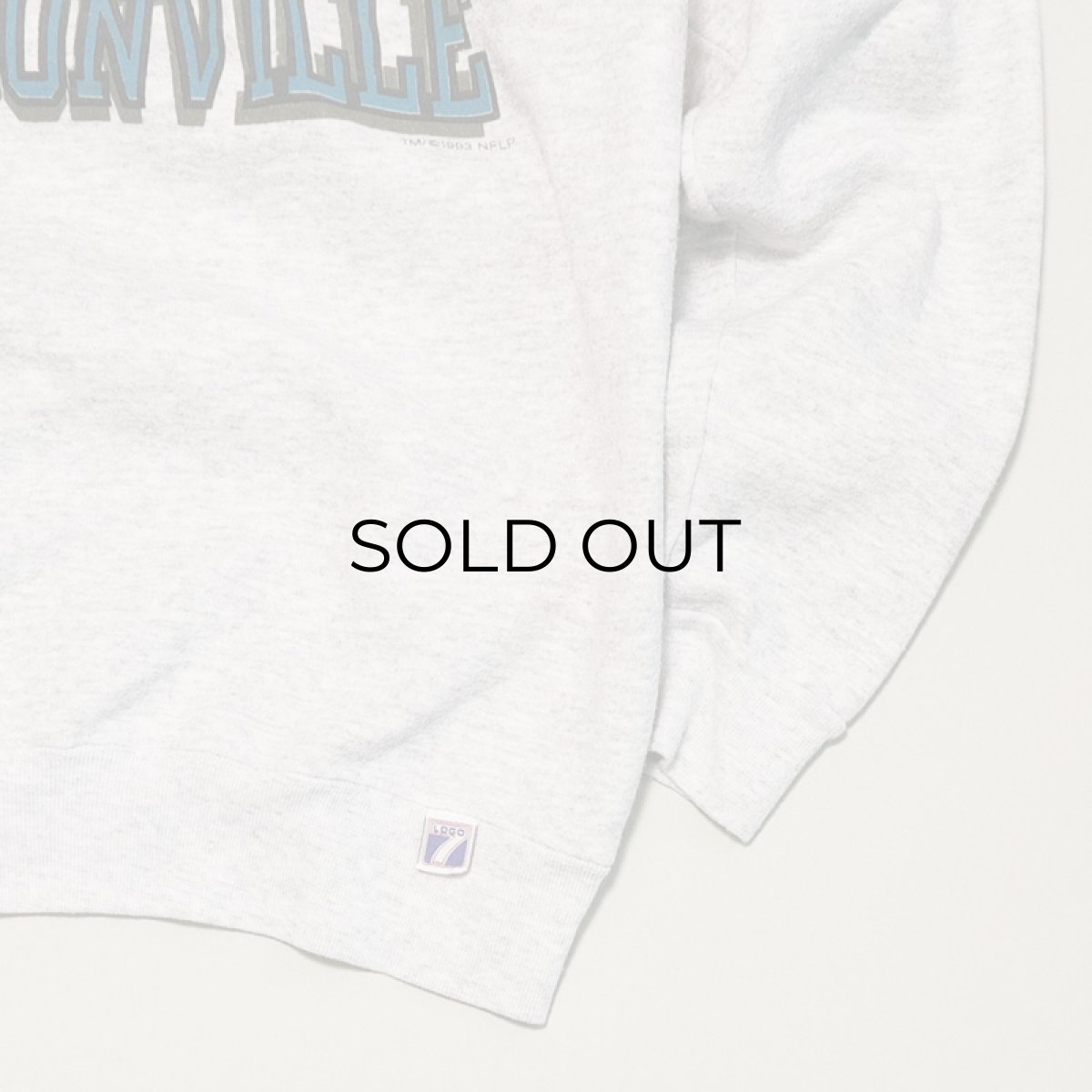 画像4: 90's LOGO 7 PRINT CREW NECK SWEAT "JAGUARS" (4)