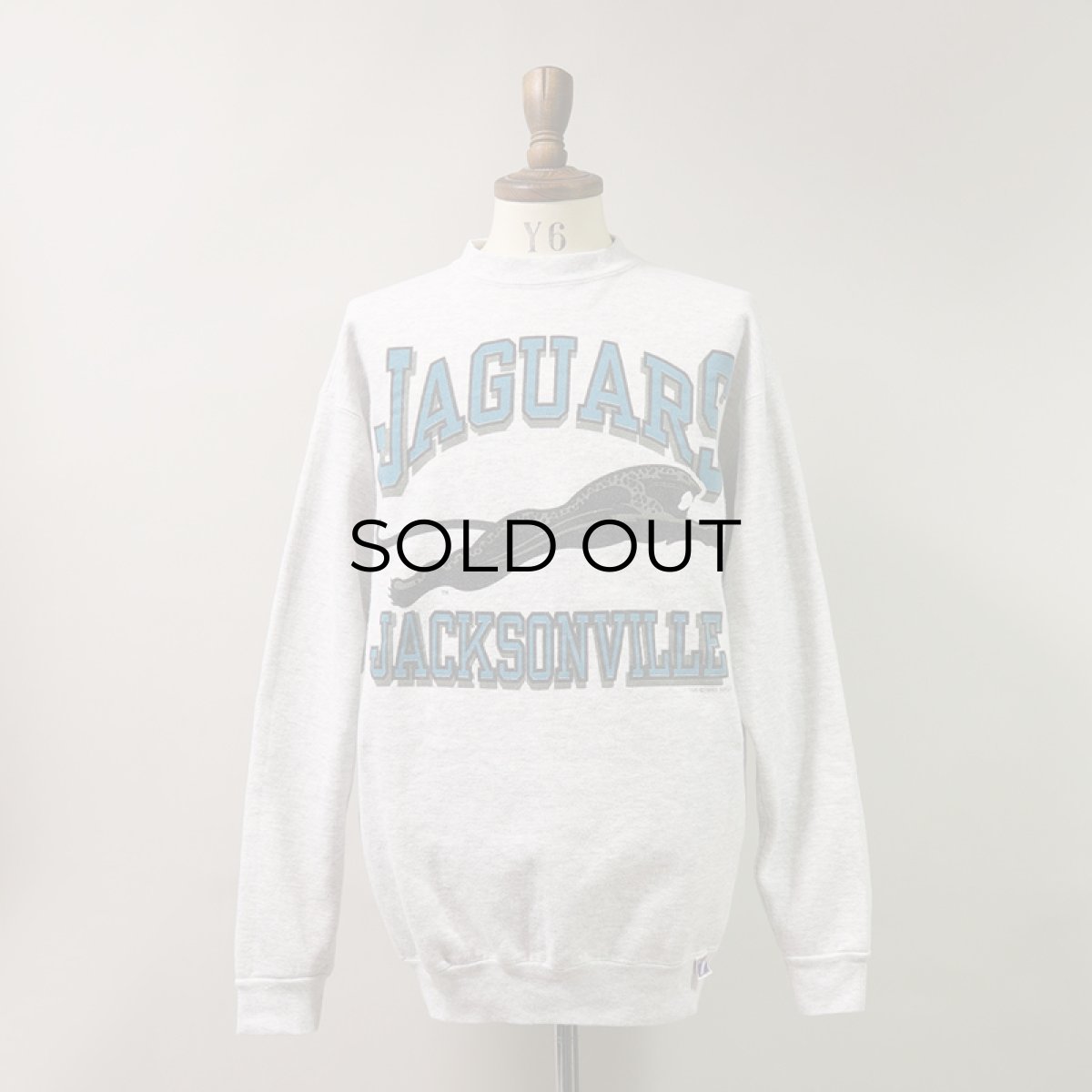 画像9: 90's LOGO 7 PRINT CREW NECK SWEAT "JAGUARS" (9)