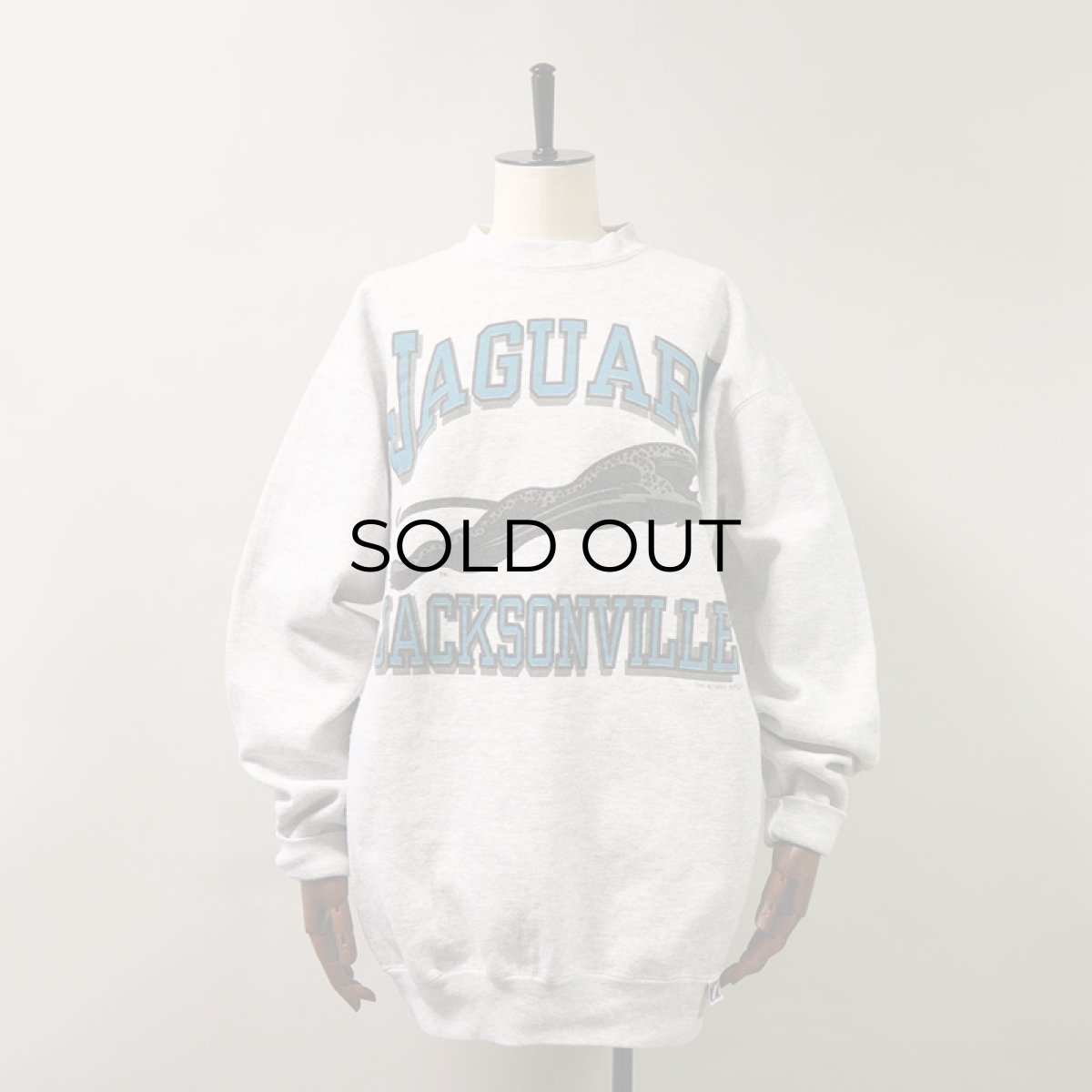画像10: 90's LOGO 7 PRINT CREW NECK SWEAT "JAGUARS" (10)