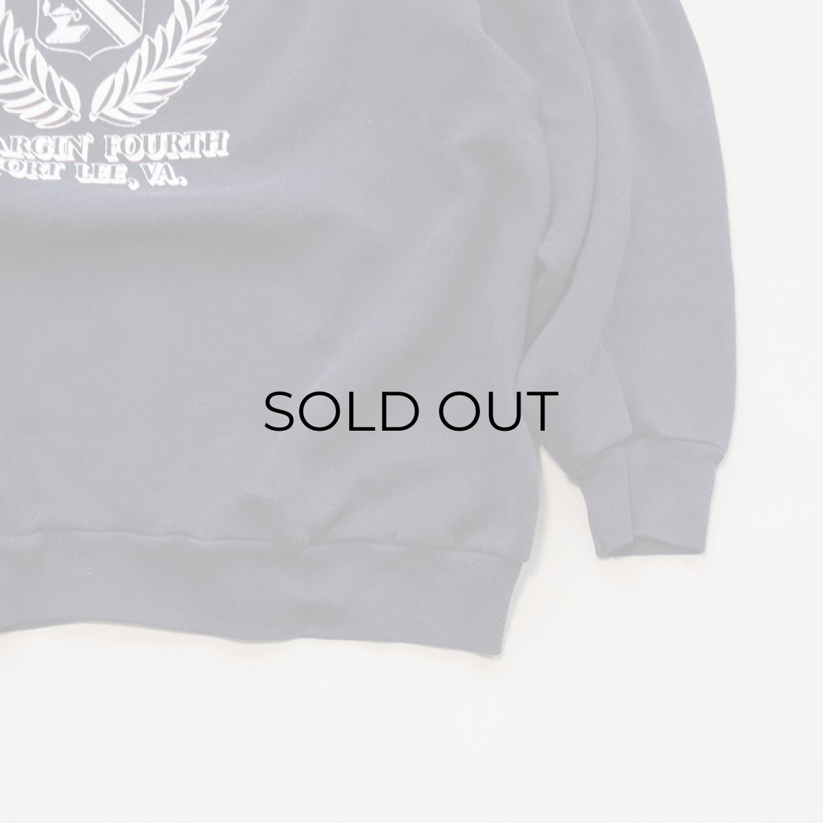 画像4: 80's sportswear PRINT CREW NECK SWEAT "ALPHA COMPANY 4th BN" (4)