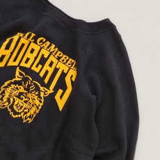 画像3: 80's Pannill PRINT CREW NECK SWEAT "BOBCATS" (3)