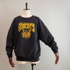 画像10: 80's Pannill PRINT CREW NECK SWEAT "BOBCATS" (10)