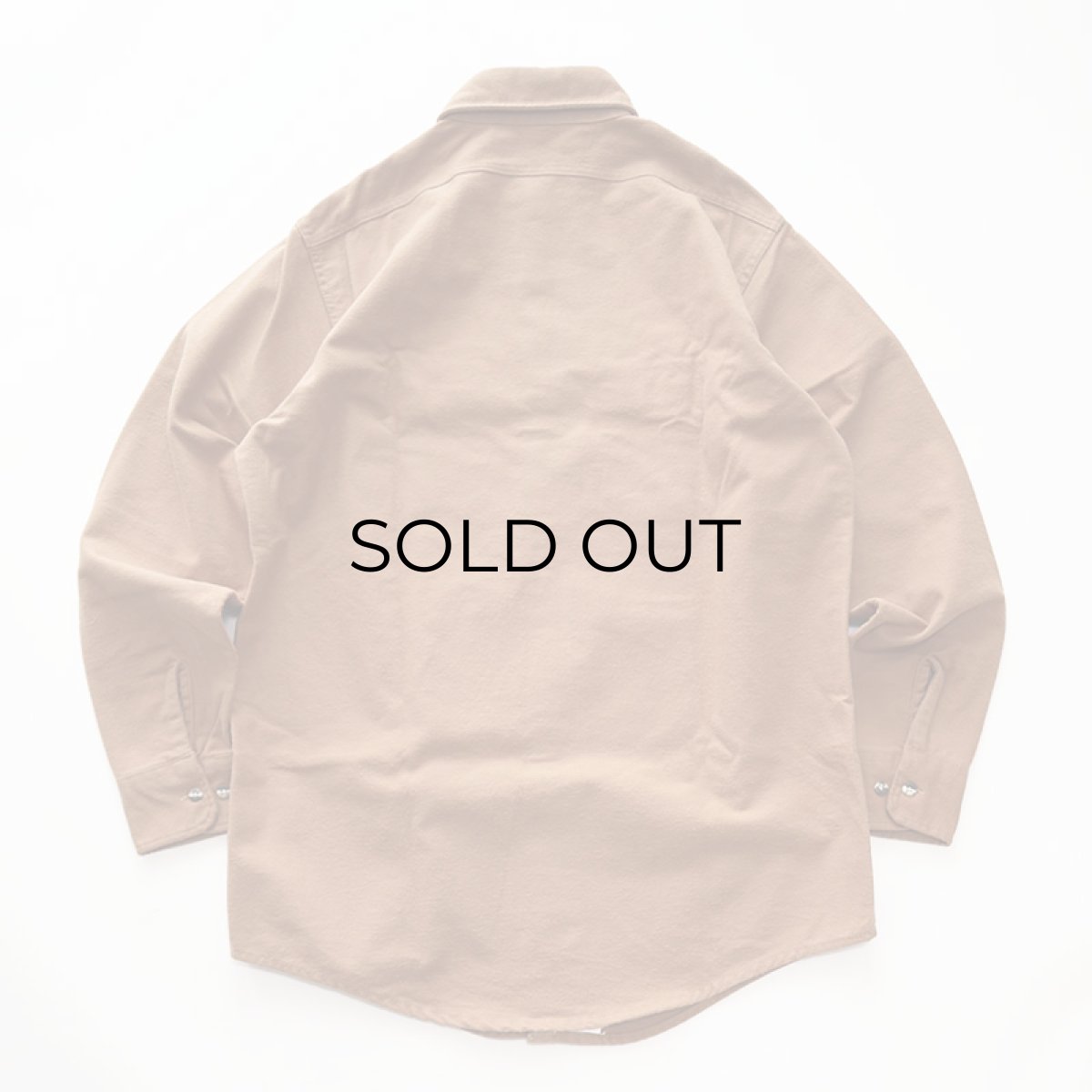 画像2: 〜80's CLOUDCOVER COTTON CHAMOIS CLOTH SHIRT (2)