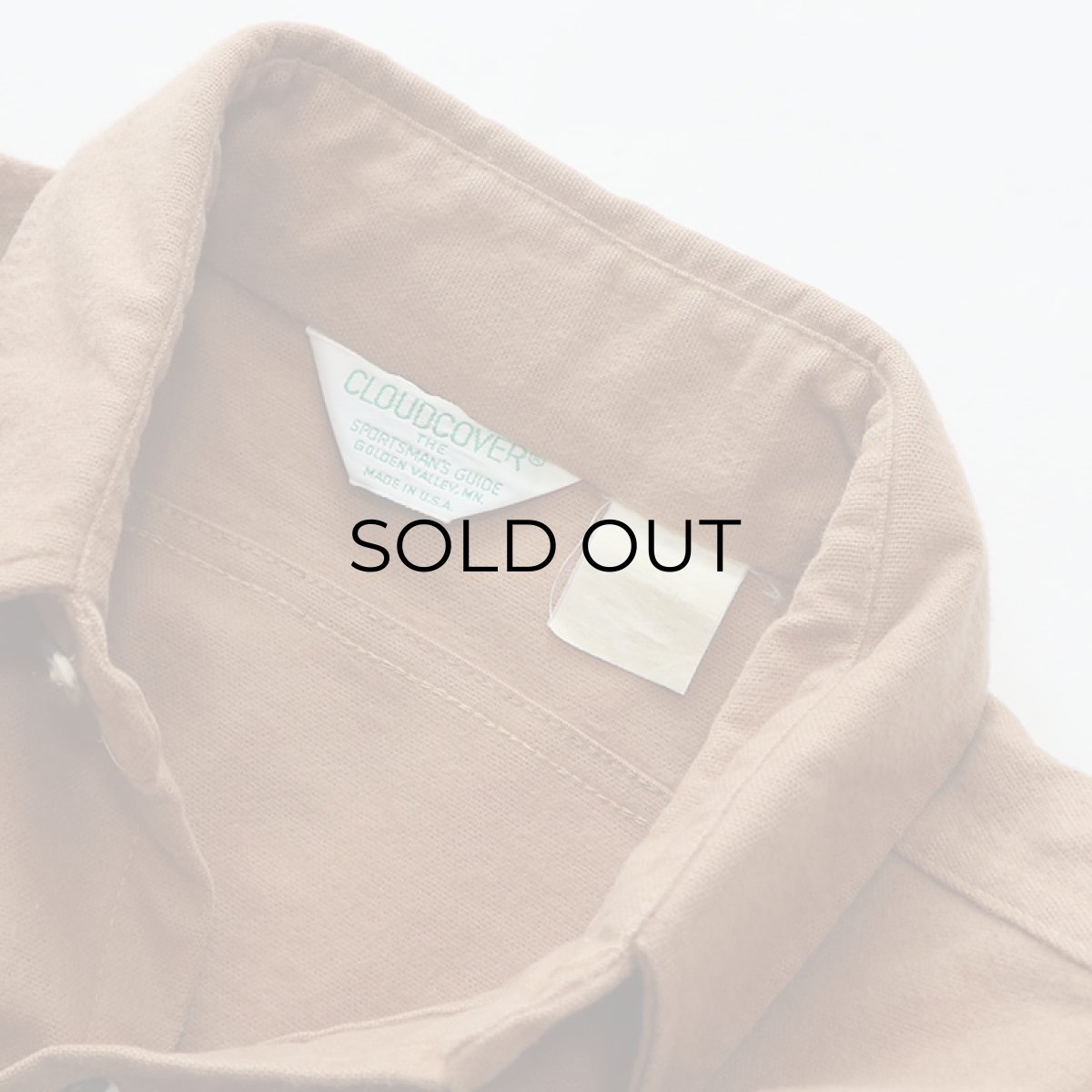 画像5: 〜80's CLOUDCOVER COTTON CHAMOIS CLOTH SHIRT (5)