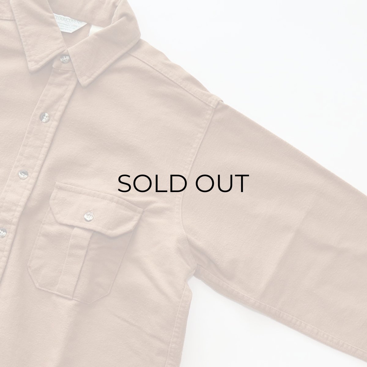 画像3: 〜80's CLOUDCOVER COTTON CHAMOIS CLOTH SHIRT (3)