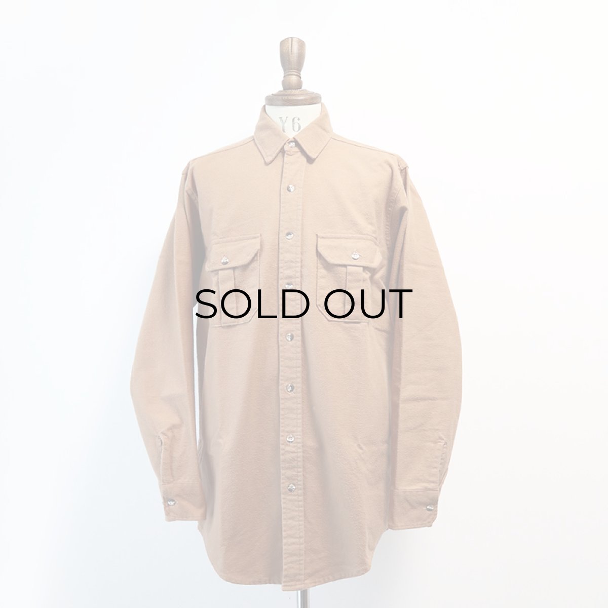 画像10: 〜80's CLOUDCOVER COTTON CHAMOIS CLOTH SHIRT (10)