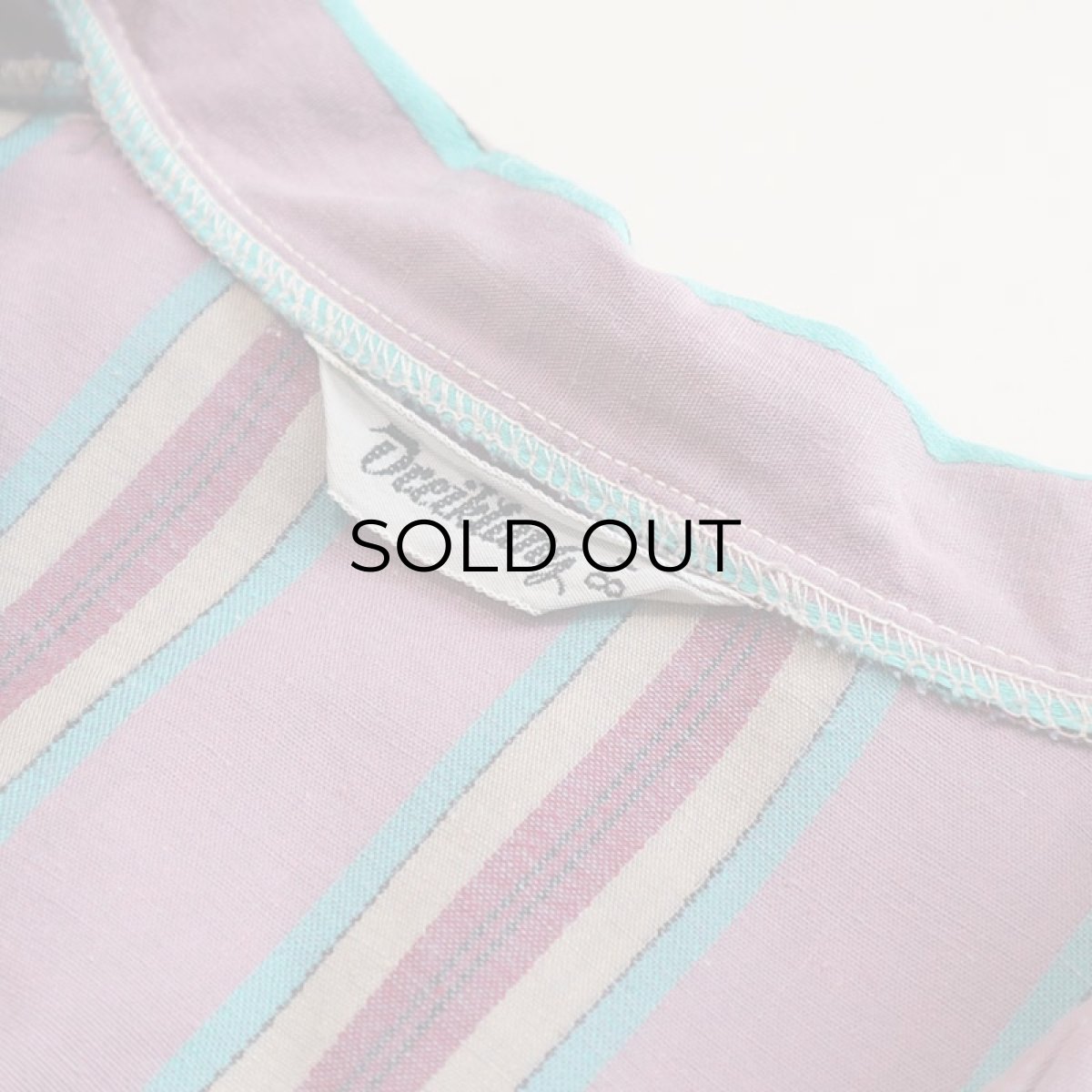 画像11: OLD Dceiklang COTTON STRIPE EURO PAJAMA SHIRT (11)