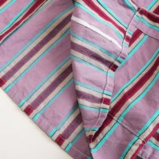 画像12: OLD Dceiklang COTTON STRIPE EURO PAJAMA SHIRT (12)