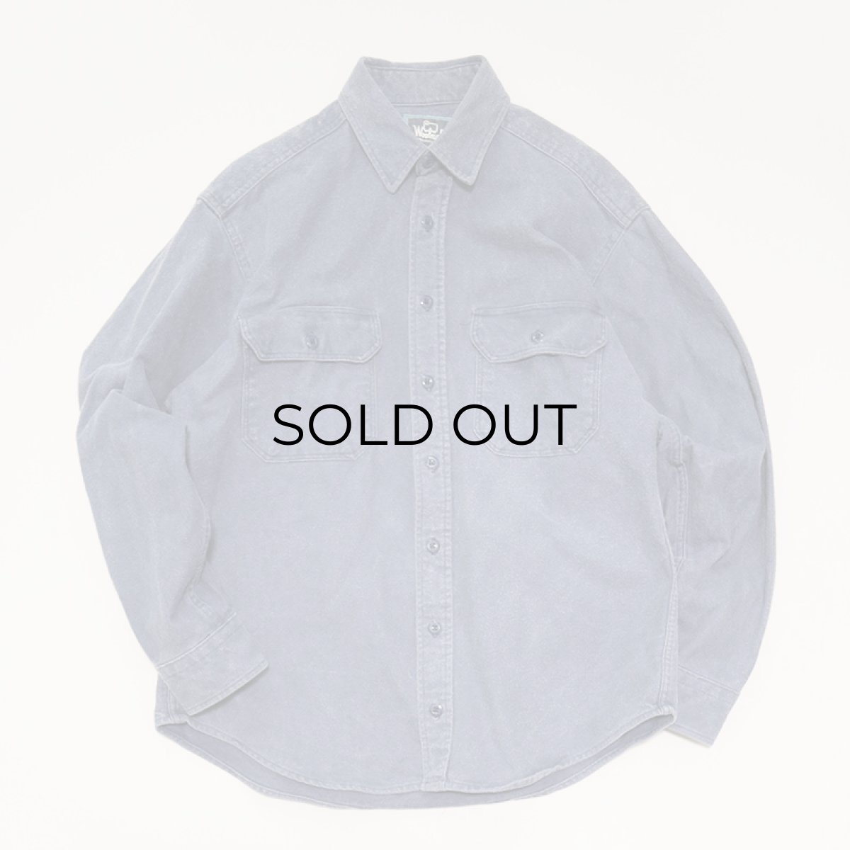 画像1: Woolrich COTTON CHAMOIS CLOTH SHIRT "MADE IN USA" (1)