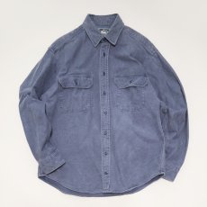 画像1: Woolrich COTTON CHAMOIS CLOTH SHIRT "MADE IN USA" (1)