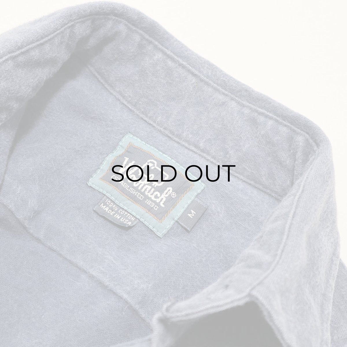 画像5: Woolrich COTTON CHAMOIS CLOTH SHIRT "MADE IN USA" (5)