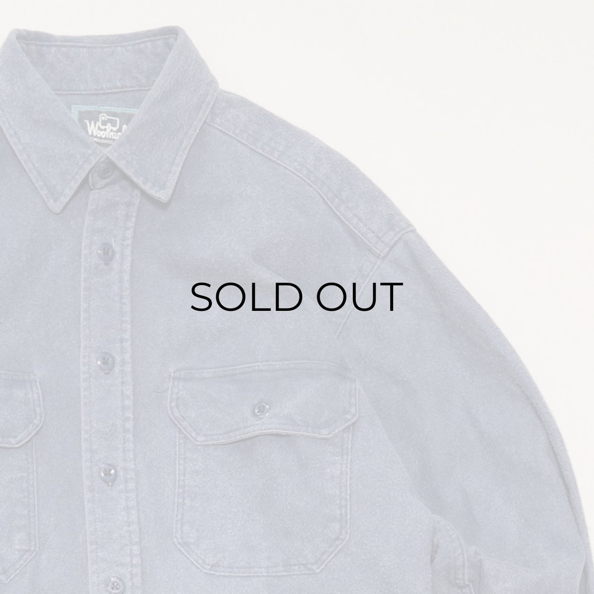 画像3: Woolrich COTTON CHAMOIS CLOTH SHIRT "MADE IN USA" (3)