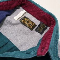 画像6: 〜90's Eddie Bauer COTTON CHAMOIS CLOTH CRAZY PATTERN SHIRT (6)