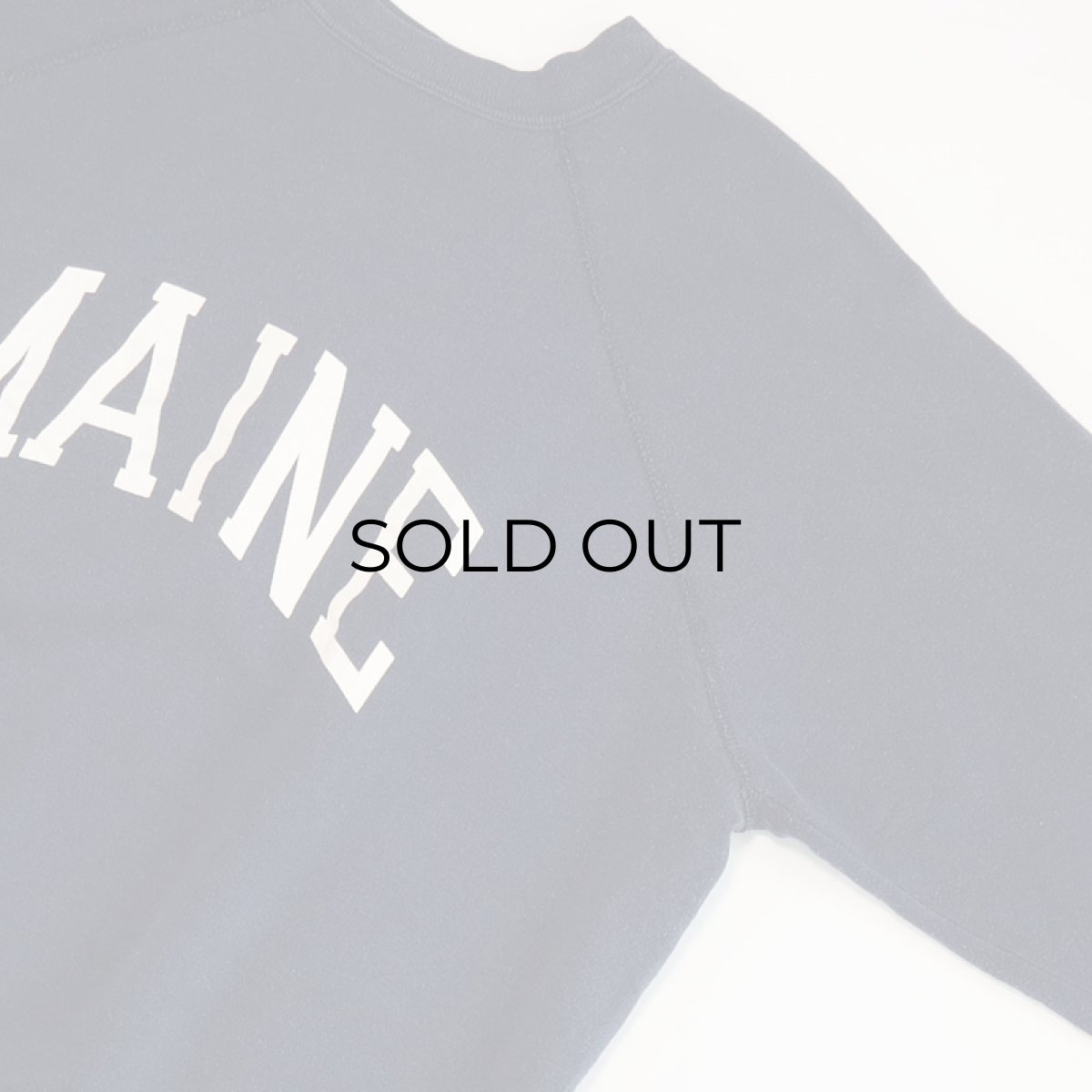 画像6: 80's Tultex PRINT CREW NECK SWEAT "MAINE" (6)