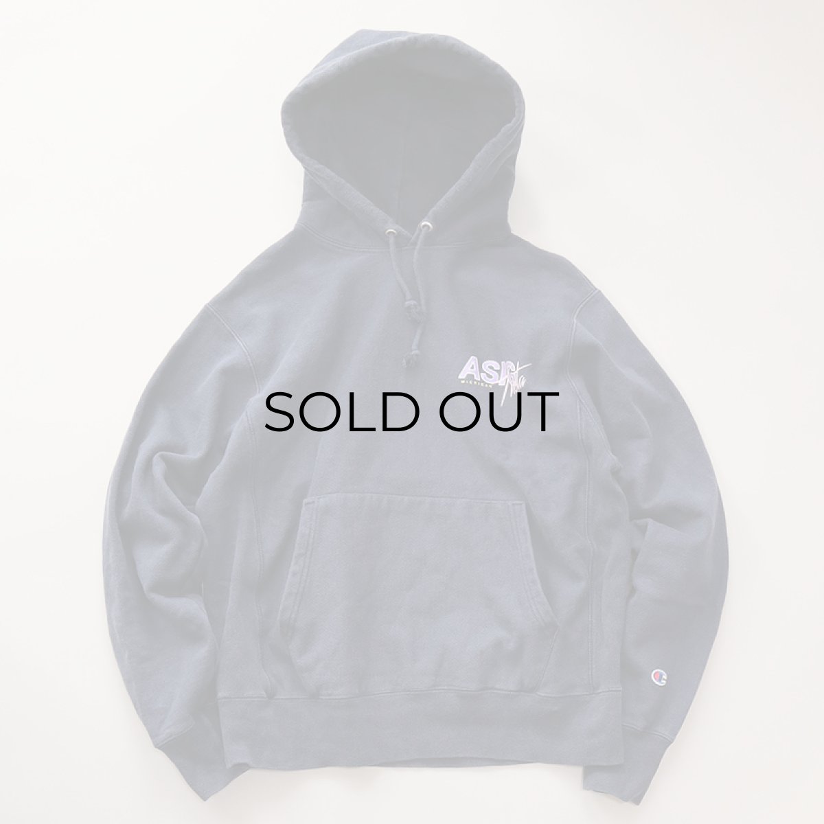 画像7: Champion REVERSE WEAVE PRINT SWEAT PULLOVER PARKA "ASIG Theta MICHIGAN" (7)