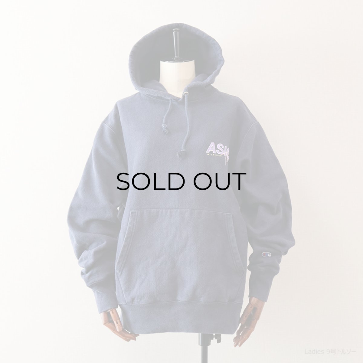 画像6: Champion REVERSE WEAVE PRINT SWEAT PULLOVER PARKA "ASIG Theta MICHIGAN" (6)