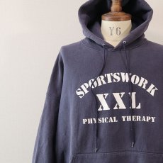 画像5: 〜90's Lee REVERSE WEAVE style PRINT SWEAT PULLOVER PARKA "SPORTSWORK" (5)