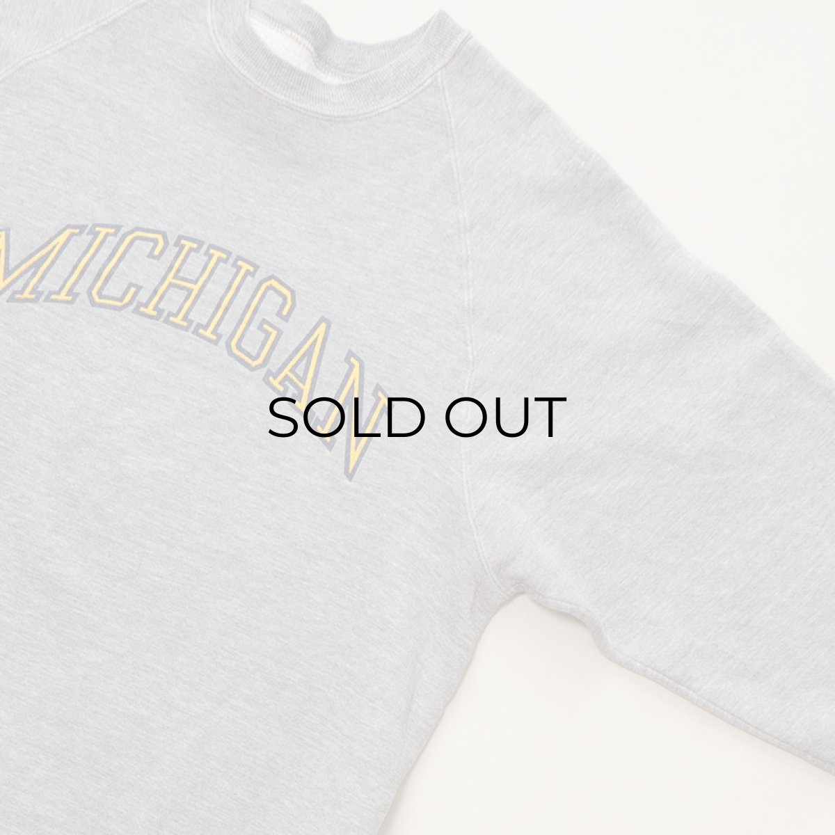 画像8: 70's UNKNOWN BRAND PRINT CREW NECK SWEAT "MICHIGAN" (8)