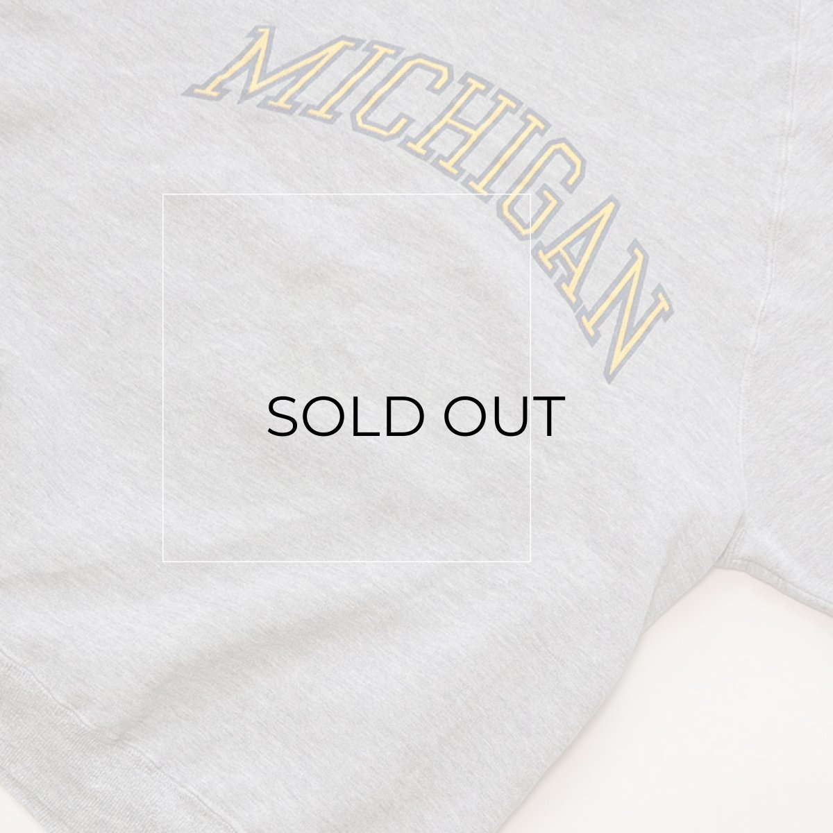 画像10: 70's UNKNOWN BRAND PRINT CREW NECK SWEAT "MICHIGAN" (10)