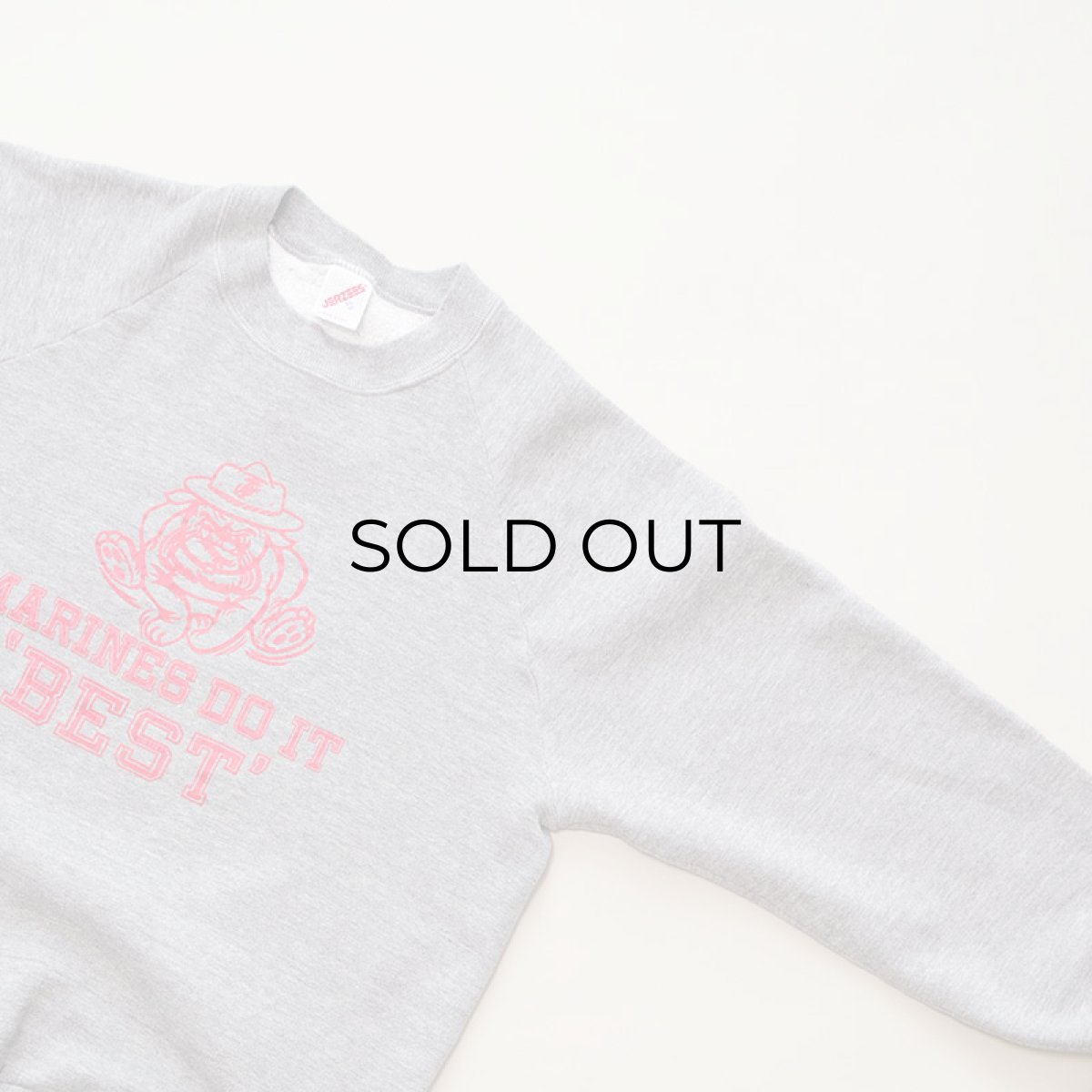 画像8: 80's JERZEES PRINT CREW NECK SWEAT "MARINES DO IT 'BEST'" (8)