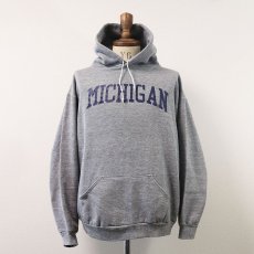 画像1: 70's RUSSELL PRINT SWEAT PULLOVER PARKA "MICHIGAN" (1)