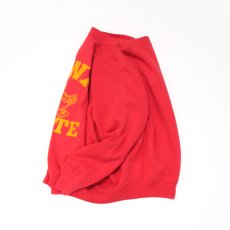 画像6: 〜80's ALTEX FLOCKY PRINT CREW NECK SWEAT "IOWA STATE" (6)