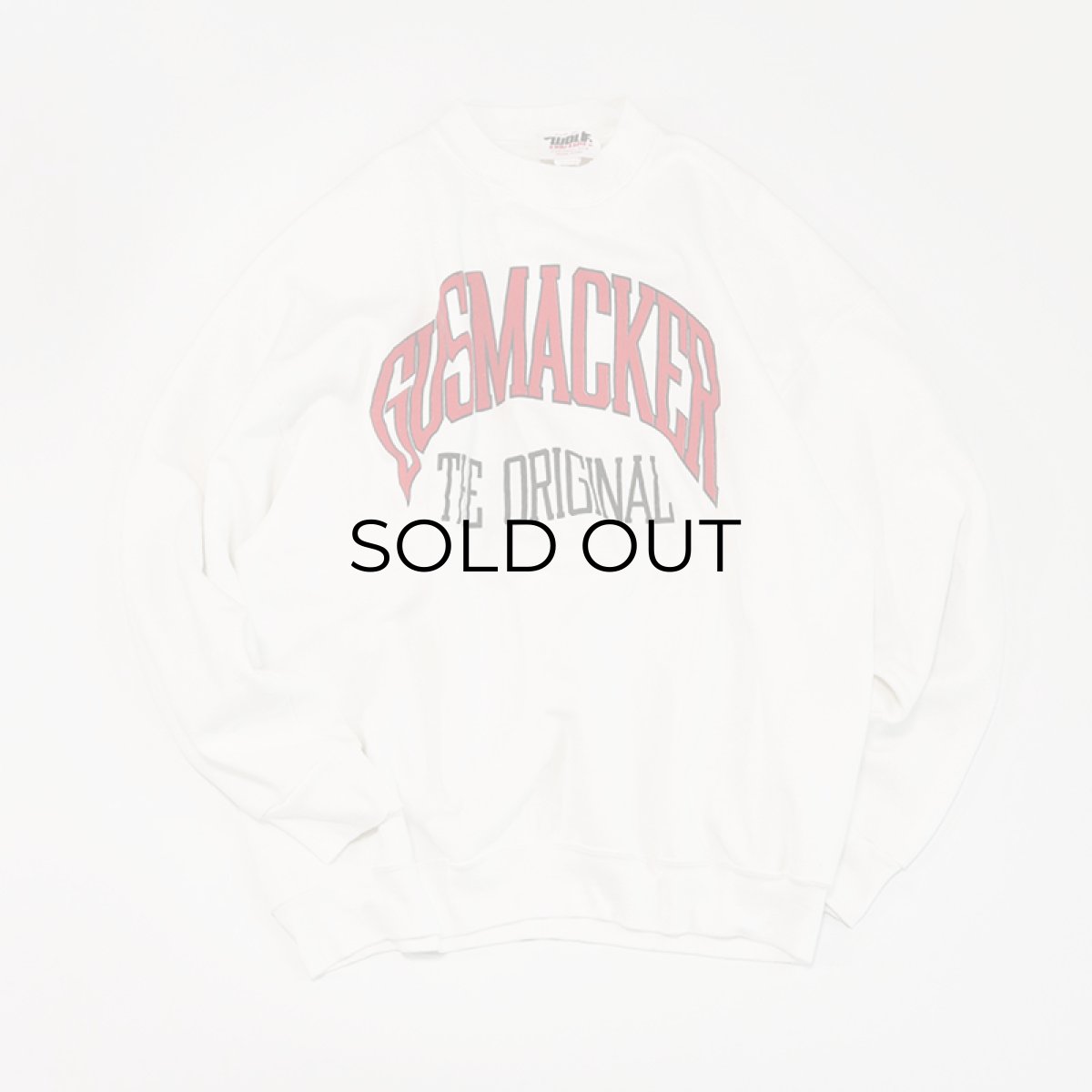 画像6: 〜90's WOLF PRINT CREW NECK SWEAT "GUS MACKER" (6)