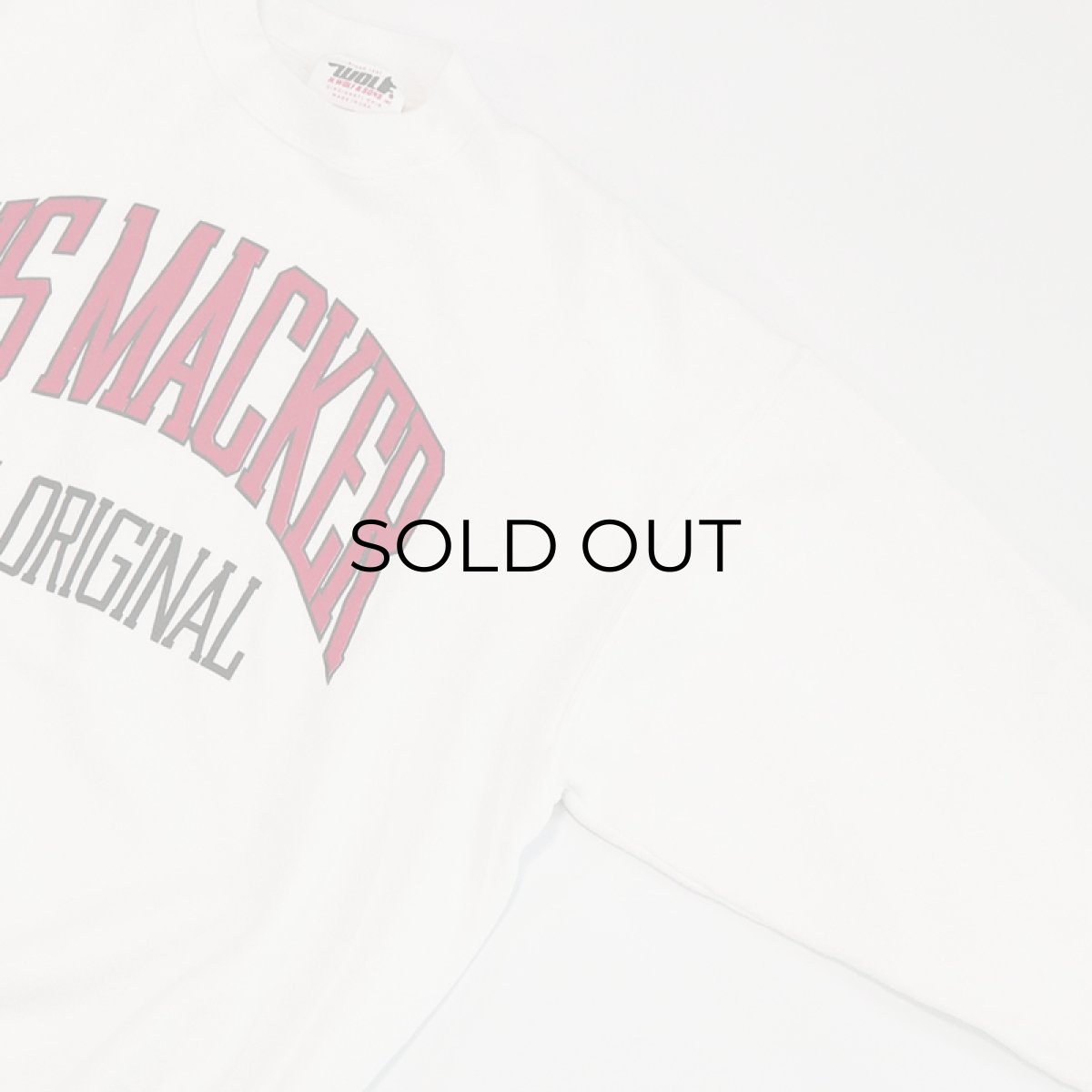 画像8: 〜90's WOLF PRINT CREW NECK SWEAT "GUS MACKER" (8)