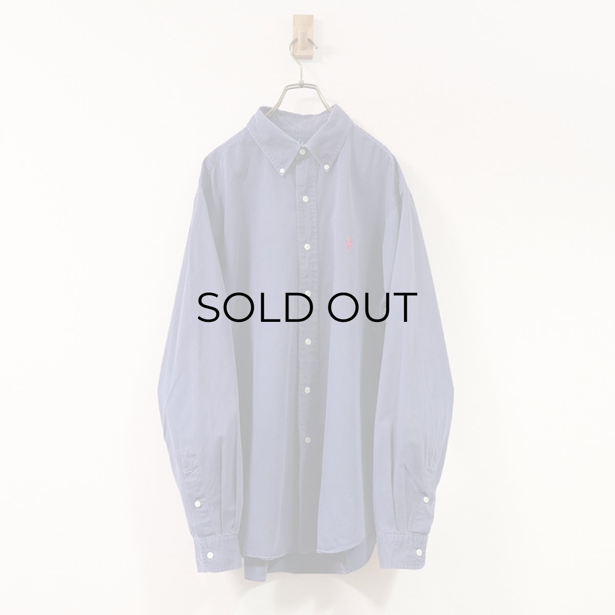 画像7: 90's Ralph Lauren COTTON POPLIN B/D SHIRT (7)