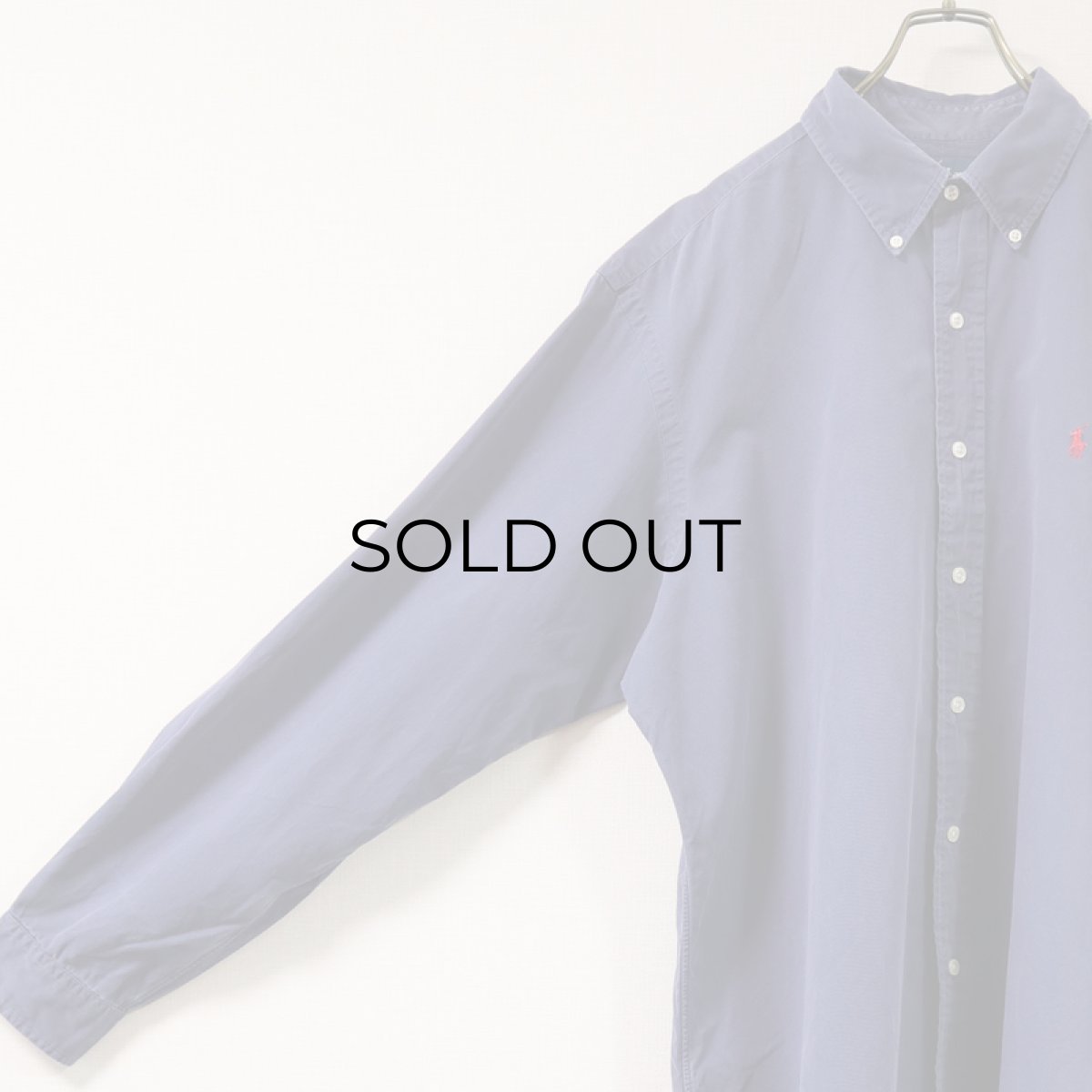 画像9: 90's Ralph Lauren COTTON POPLIN B/D SHIRT (9)