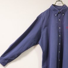 画像9: 90's Ralph Lauren COTTON POPLIN B/D SHIRT (9)