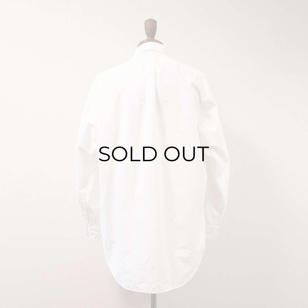 画像3: 90's Ralph Lauren WHITE COTTON OXFORD B/D SHIRT (3)