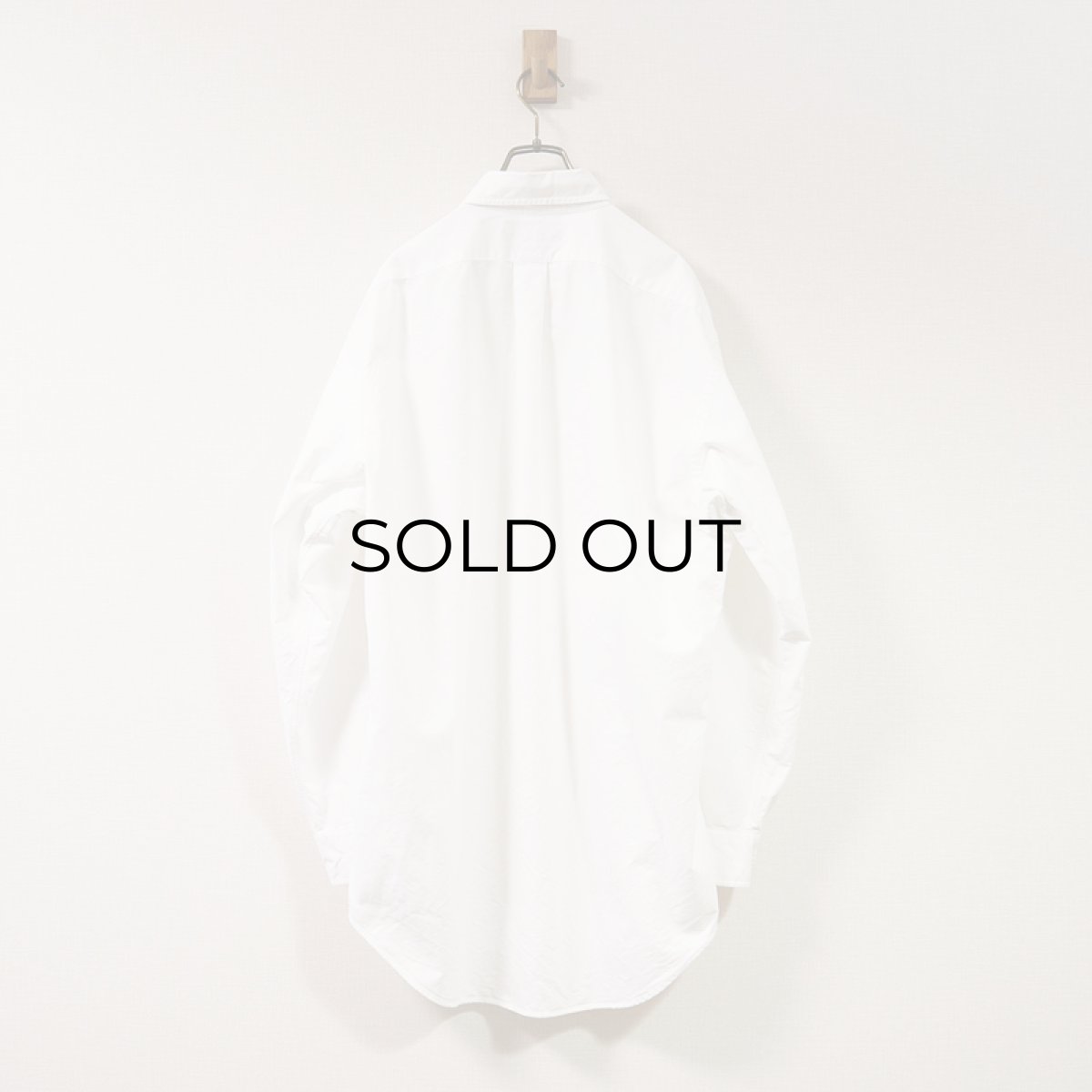 画像8: 90's Ralph Lauren WHITE COTTON OXFORD B/D SHIRT (8)