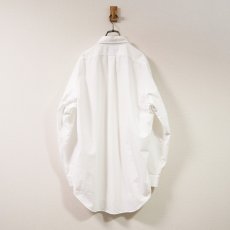 画像8: 90's Ralph Lauren WHITE COTTON OXFORD B/D SHIRT (8)